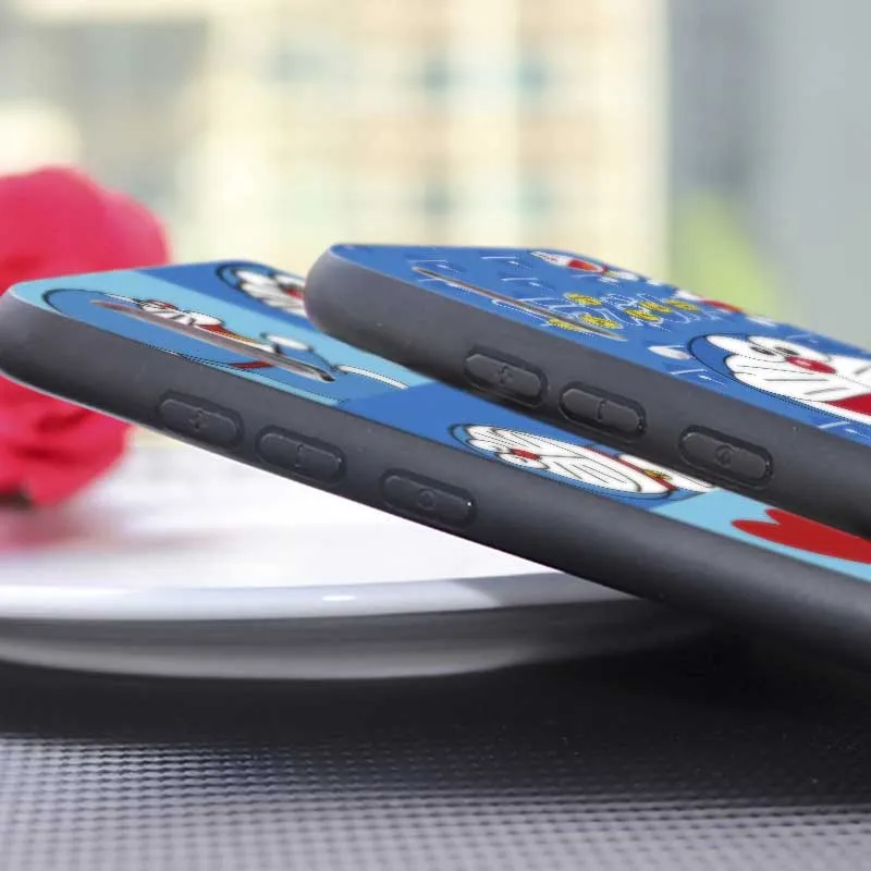 Cute cartoon Doraemon Soft Silicone Phone Case for xiaomi mi 10 pro 9 9t se 8 pocophone f1 mix 3 |