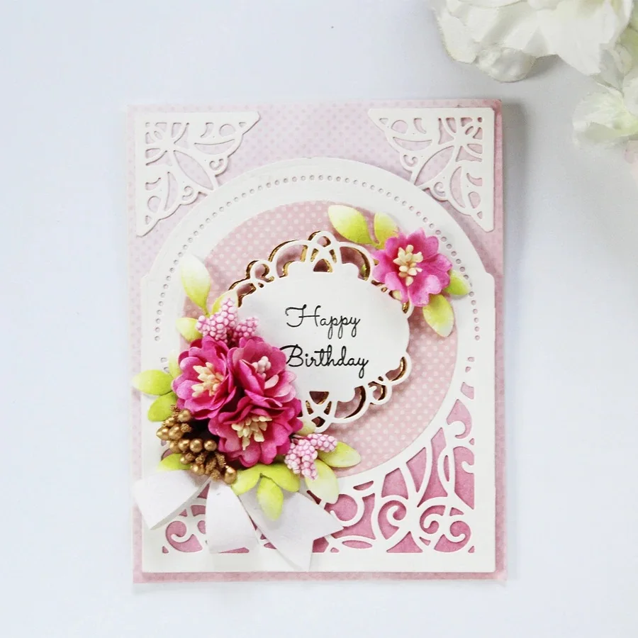 Свадебные поздравительные открытки декоративные металлические Вырубные штампы