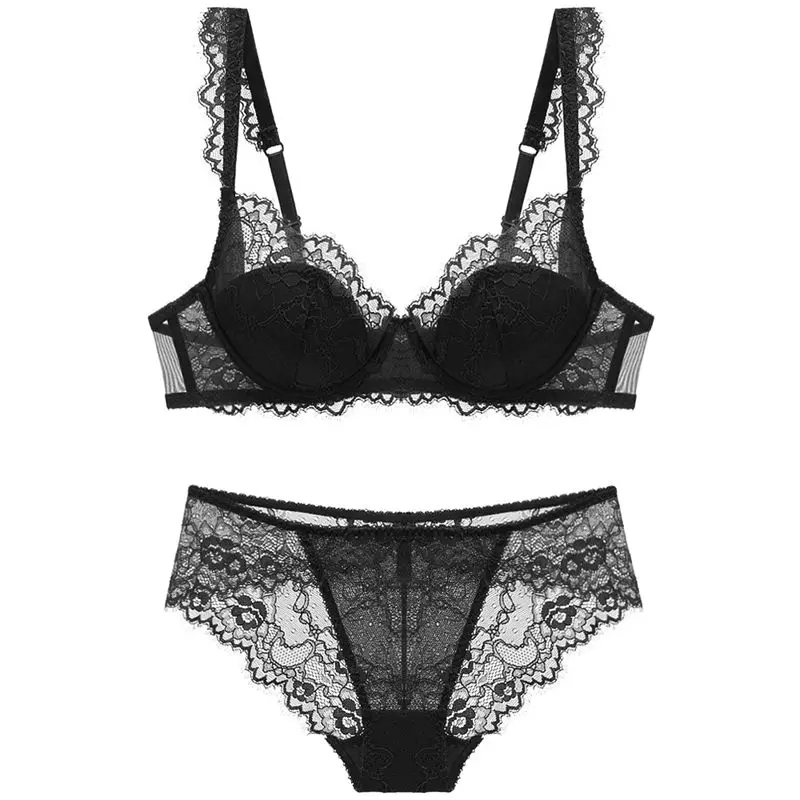 

Women's underwear lace sexy big breast special DE CUP push up bra cover thin cotton breathable