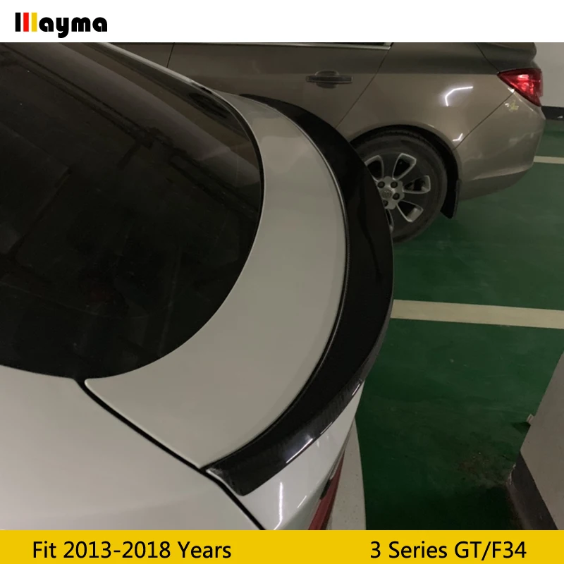 Задний спойлер для багажника BMW 3 series GT 320i 328i 330i 335i 2013 - 2018 F34 CF с крыльями 3D стиль |