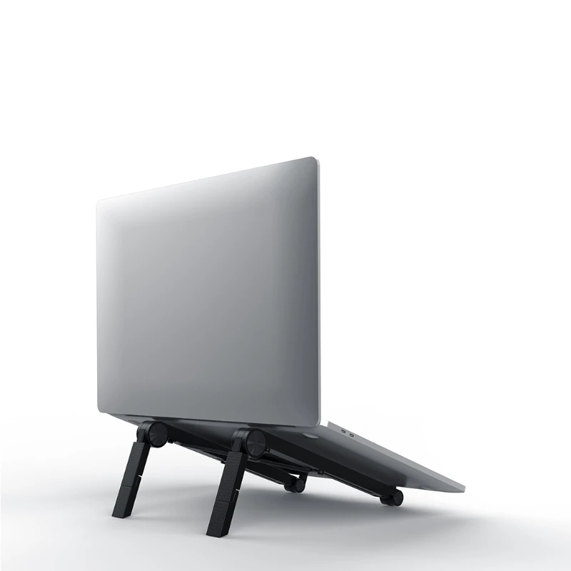 

67JA Coolcold Folding Laptop Stand Height Adjustable Laptop Riser Holder Bracket Invisible to 10- 15.6 inch for Notebook