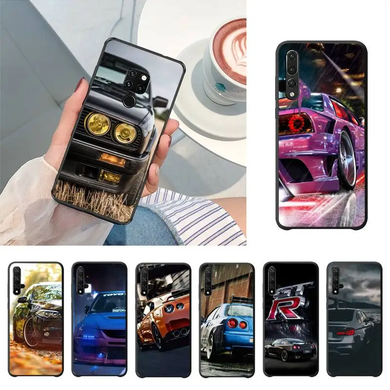 

YNDFCNB Cool sports car design Soft Phone Case Capa For Huawei P20 P30 P10 lite P20Pro PSmart Y7 Y6 Prime Mate20 Nova3E