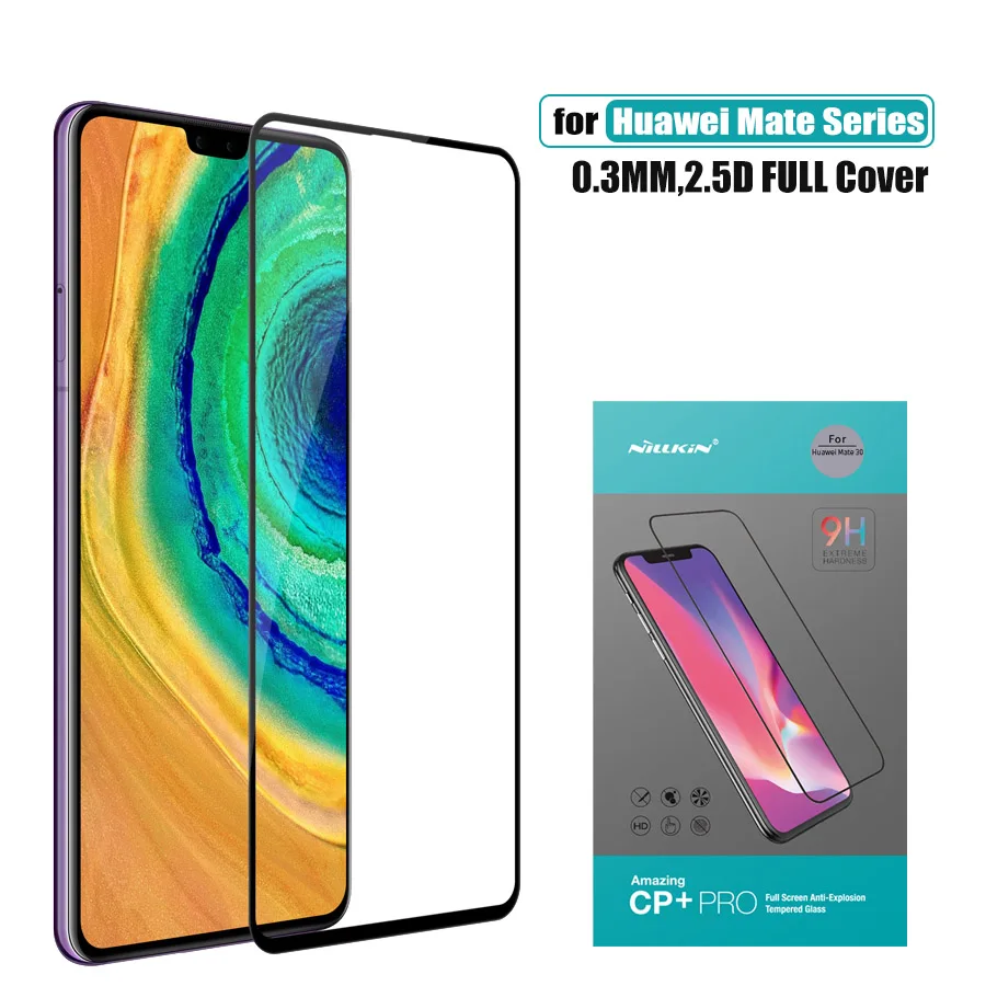 Huawei mate 30 Pro 20 X стекло Nillkin XD CP+ Max полное покрытие 3D Закаленное стекло протектор экрана для huawei mate 30 Pro 20X стекло - Цвет: CP PLUS PRO