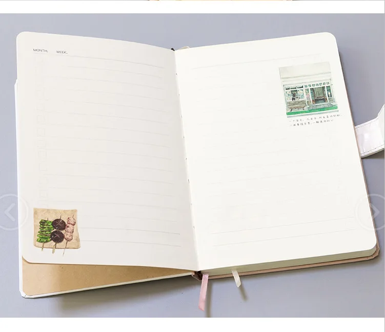 Милый блокнот для путешественников, Kawaii ежедневник, ежедневник,, Filofax, еженедельный ежедневный блокнот для путешественников с цветными страницами, канцелярские принадлежности