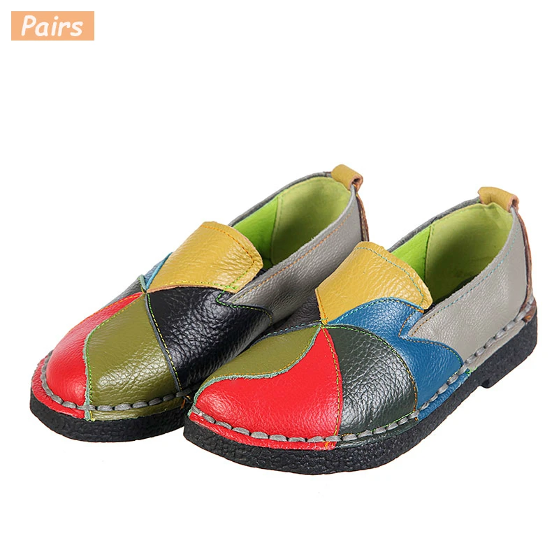 2018 женские лоферы с нашивками Обувь на плоской подошве Женская летняя обувь