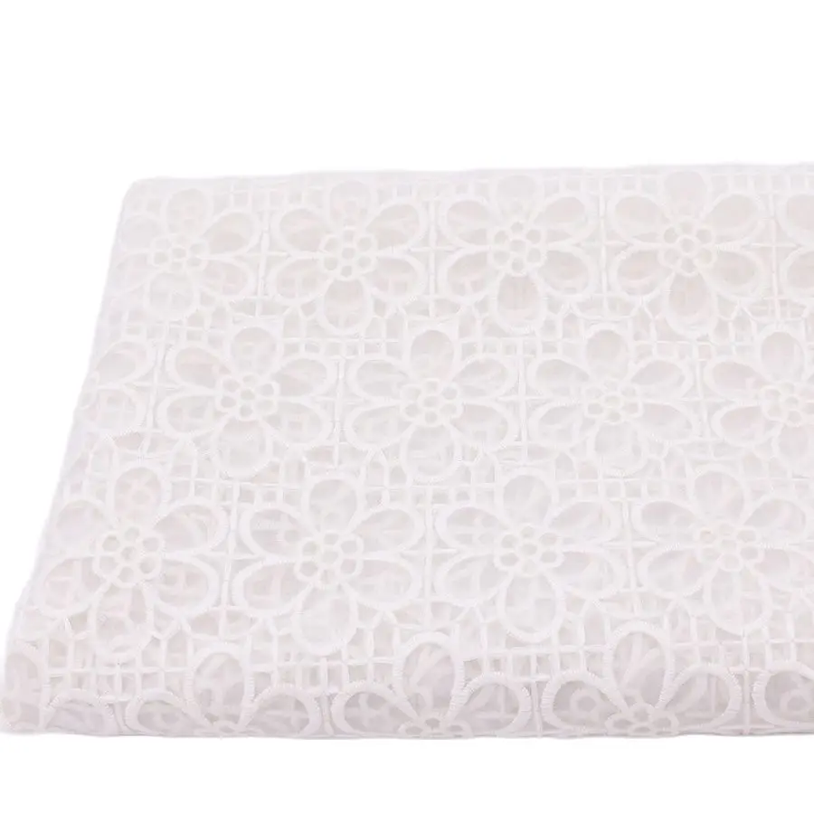 CMCYILING бежевая ткань из органзы с вышивкой цветочной для одежды шитья юбки