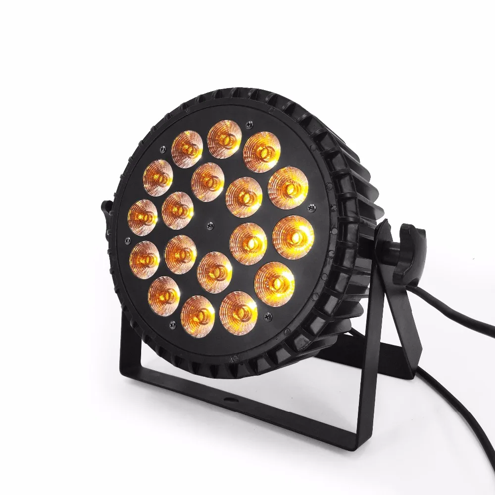 Алюминиевый сплав 18x18 Вт RGBWA UV 4в1 5в1 6в1 светодиодный Par DMX512 для дискотек музыкальный Сценический Эффект диско лампа сценический светильник