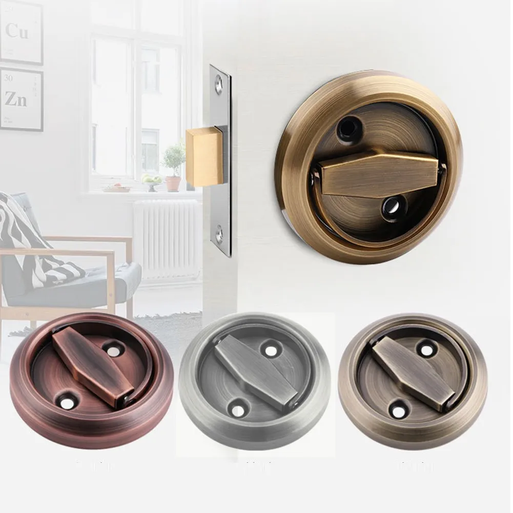 

Double-sided Invisible Door Lock Door Knobs Stainless Steel Cabinet Handle Pulls Home Improvement Hardware Door Locks