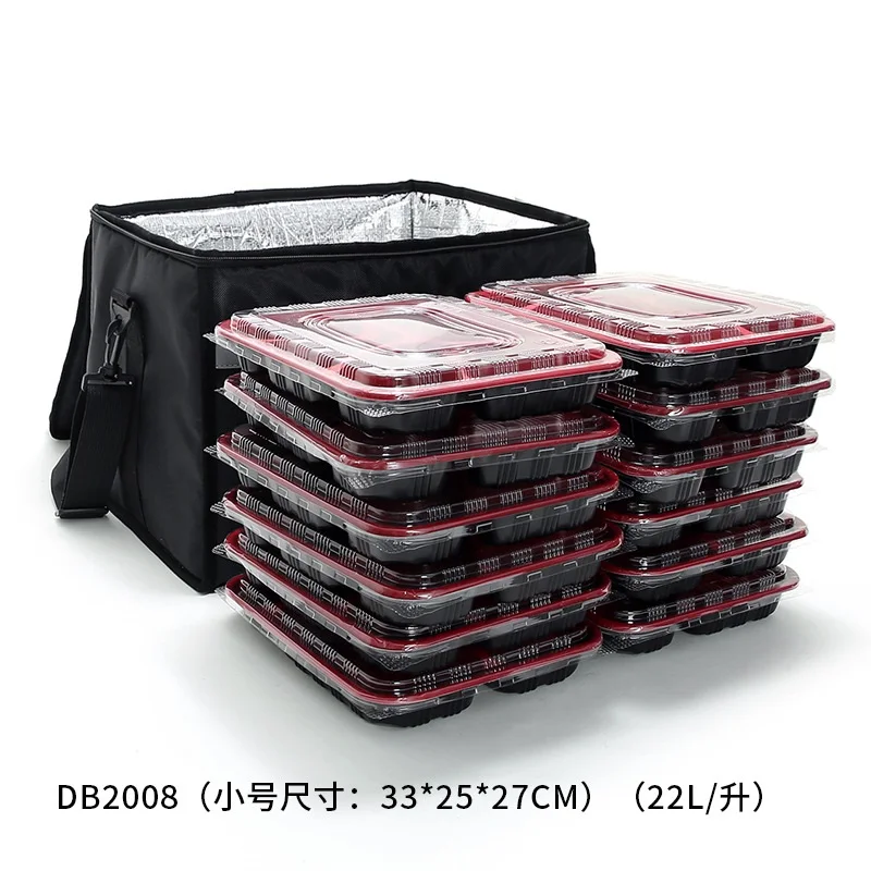 

Large Capacity Insulated Cooler Bag Fresh Food Pizza Lunch Delivery Bag Portable Ice Pack Container Refrigerator Bag Cooler Box