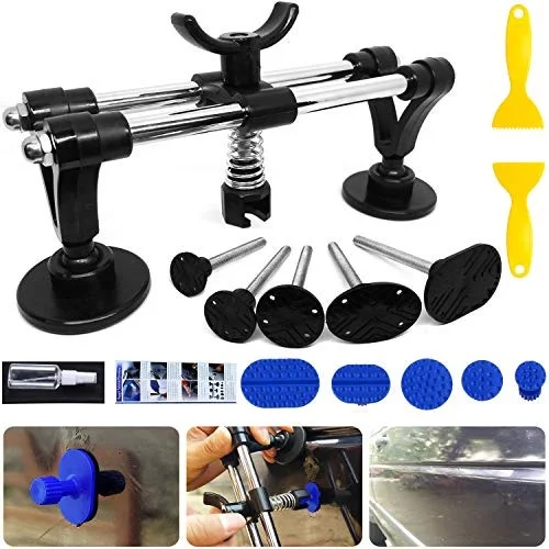 

Manelord Auto Body Repair Tool Kit Car Dent Puller with Double Pole Bridge
