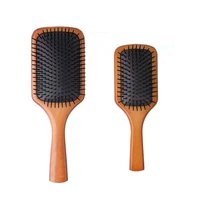 anti static wooden comb healthy paddle cushion hair loss massage brush hairbrush comb scalp hair care healthy bamboo comb