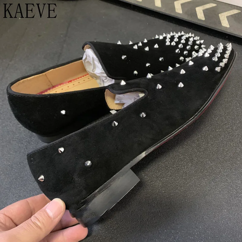 Кроссовки Kaeve мужские замшевые повседневная обувь на низком каблуке без застежки