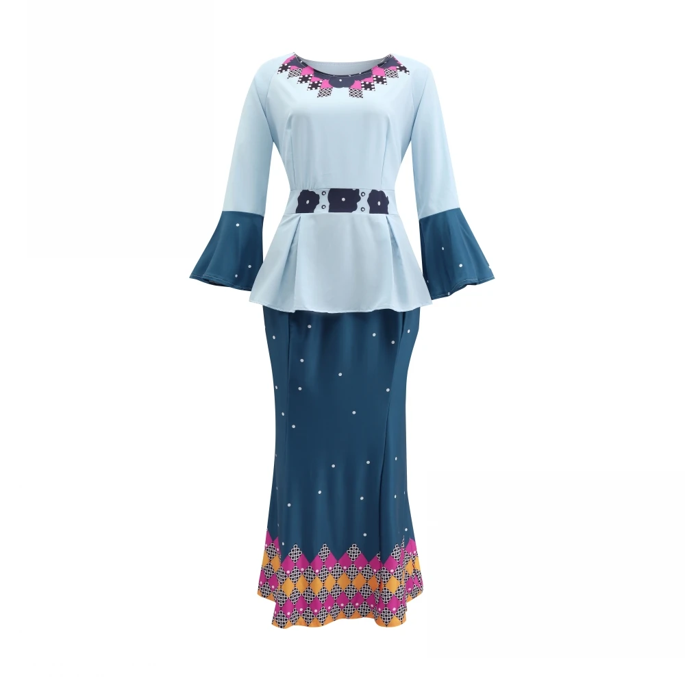 

S-5XL Plus Size African Long Dresses For Women 2021 African Clothes Africa Dress Dashiki Ladies Clothing Ankara Africa Dress