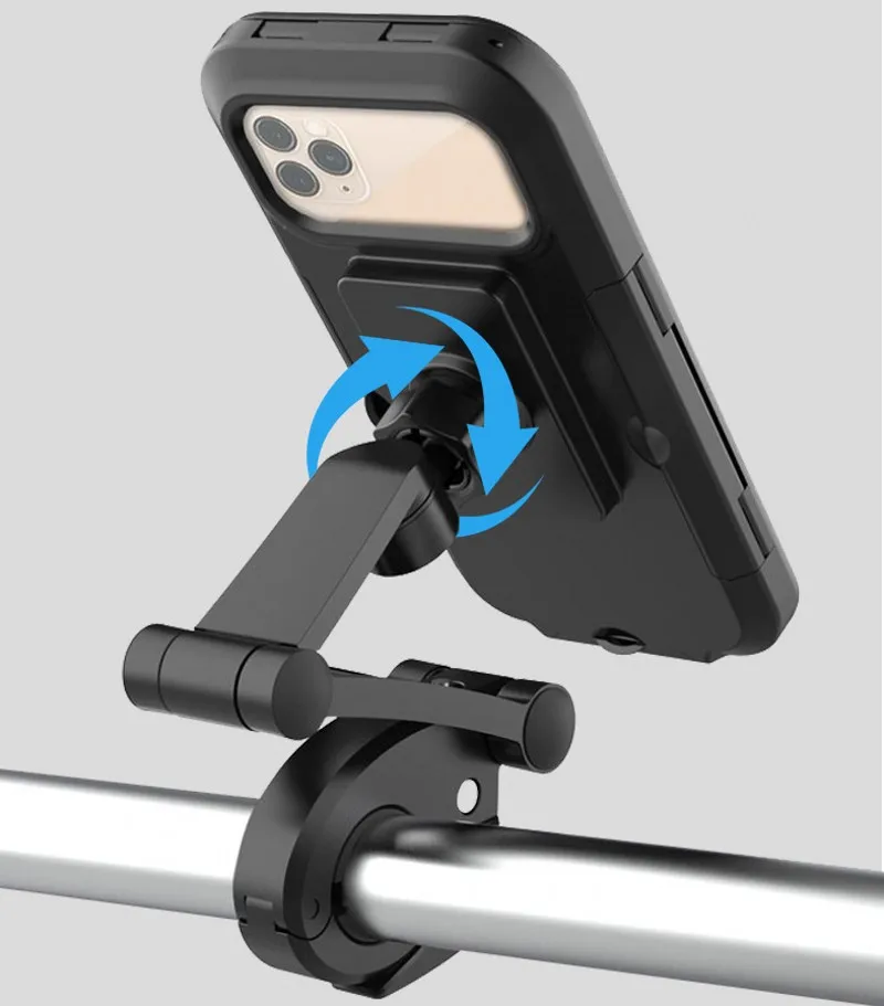 1pcs waterproof bike phone holder universal bike mount motorcycle support for iphone 12 huawei xiaomi moto accessories free global shipping