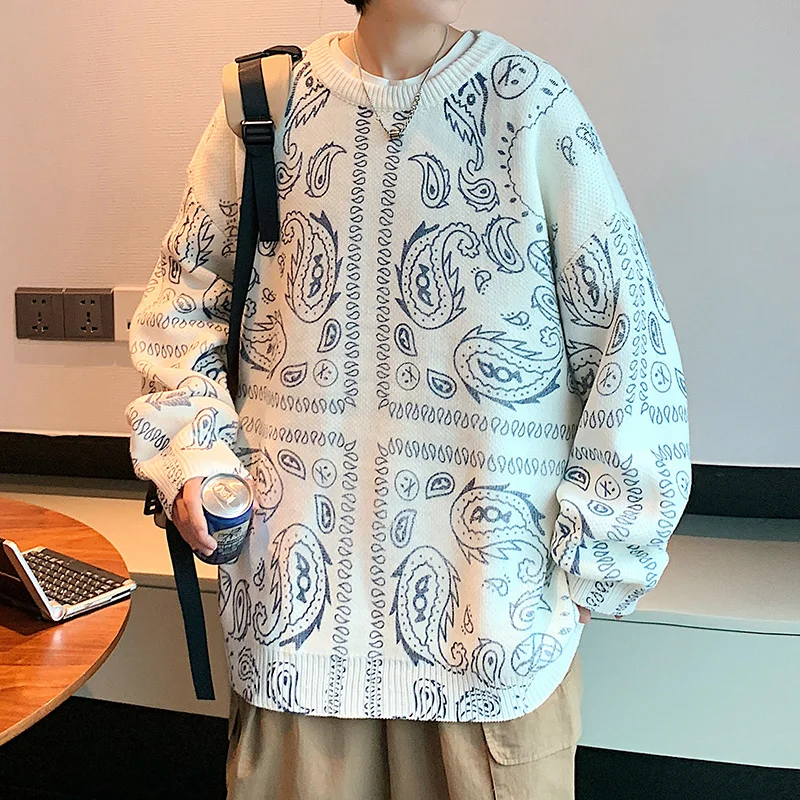 Высококачественная пряжа из пряжи новинка осень-зима 2021 пуловер с круглым