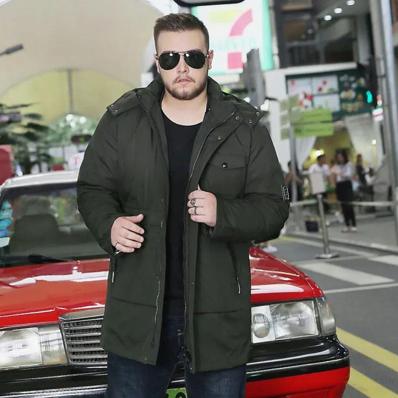 Цвет: черное вино красное армейское зеленое мужское хлопковое пальто 2019 Новое