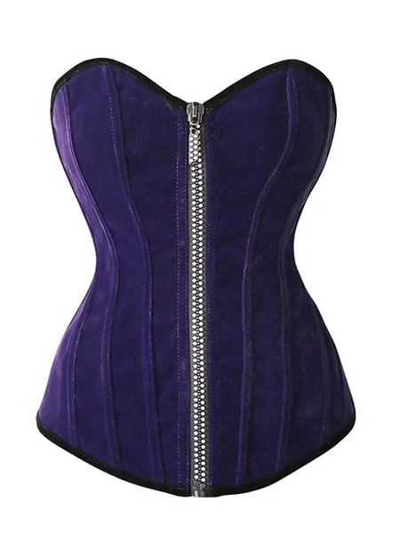 Женский корсет бюстье сексуальное облегающее винтажное нижнее белье на молнии