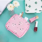 Водонепроницаемая сумка для хранения тампонов, милые женские прокладки для гигиенических салфеток, портативный органайзер для макияжа, помады, ключей, наушников, кабелей для передачи данных