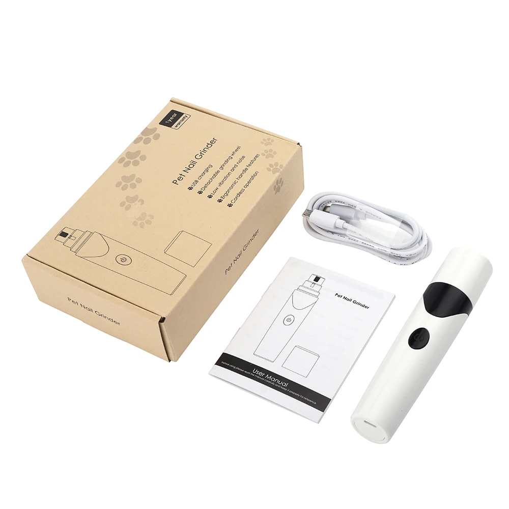 

Rechargeable Pet Nail Grinder Dog Nail Clippers Painless USB Electric Cat Paws Nail Cutter Grooming Trimmer File Dropshipping