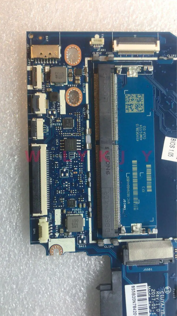 Прозрачная защита для экрана Lenovo YOGA 520-14IKB Flex 5-1470 Материнская плата ноутбука LA-E541P