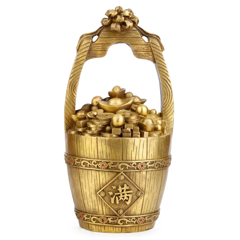 Кастрюля из золота и меди золотые украшения украшение для домашнего интерьера