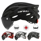 Велосипедный шлем унисекс, шлем для горного велосипеда с линзой TT и козырьком, светильник кой