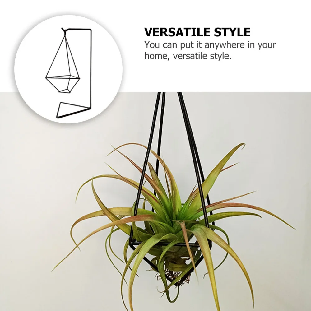 

1pc Metal Household Flower Holder Metal Home Flower Holder For Home (black)