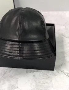 

109177 Spring and Autumn New Products Hat Color Contrast Patch Knitting Bucket Hat Hand Sewn Brim Fashion Classic Trendy Brand