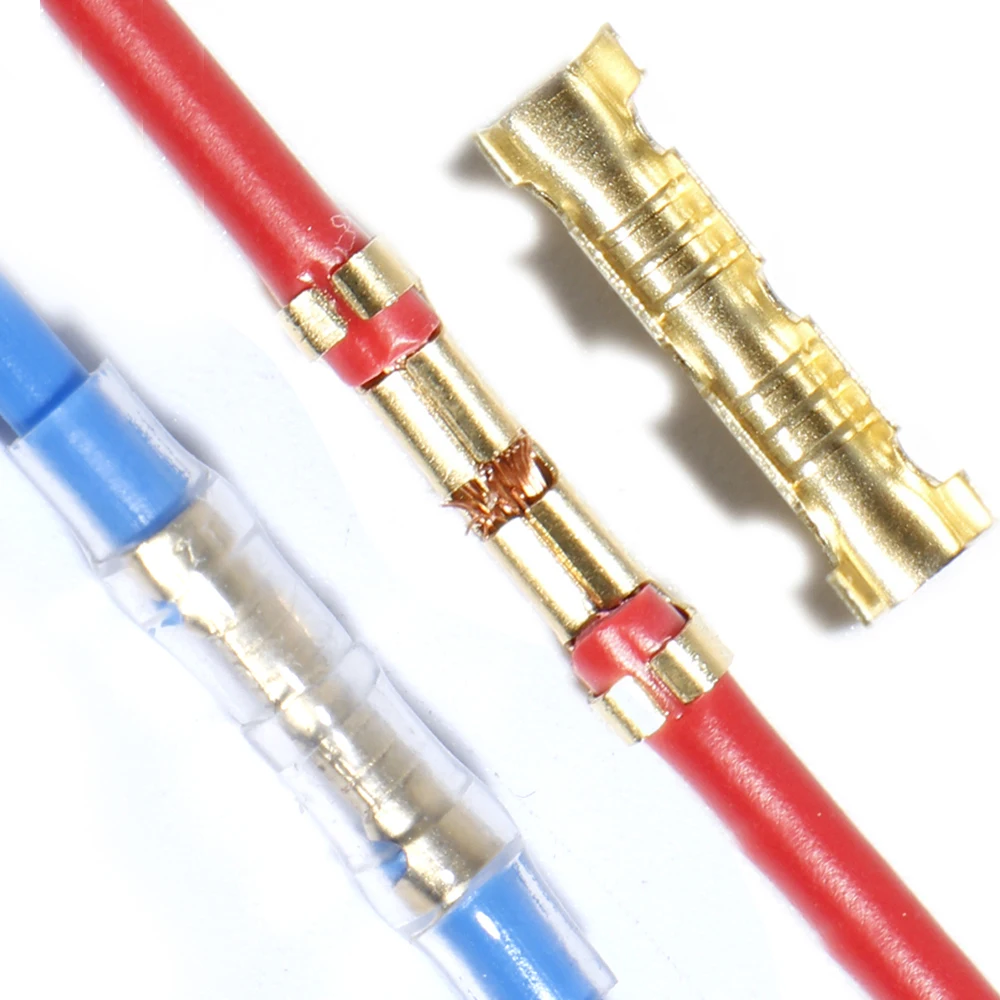 Медный кабель обжимной штекер электрические обжимные клеммы Женский Лопата Diy