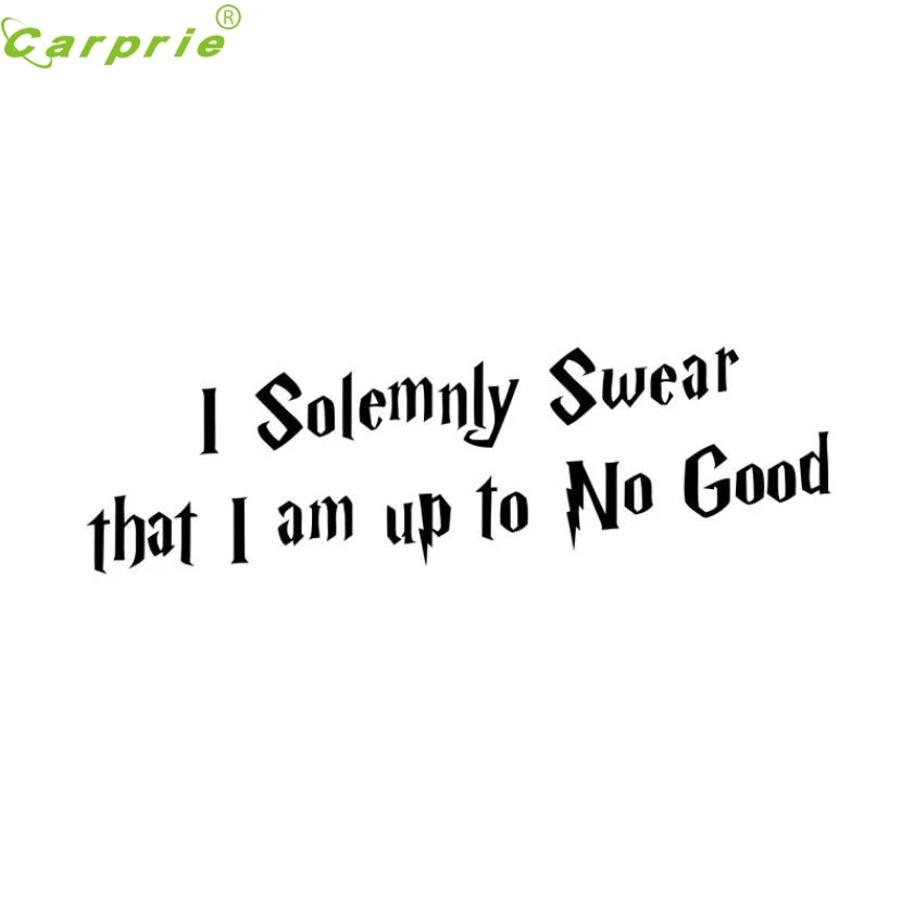 CARPRIE новые стильные автомобильные наклейки Я торжественно уверяю что я не в
