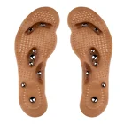 Тонкие акупрессурные стельки для похудения, подушечки, массажер для ног, магнитная Массажная стелька, подушка для ног Health99