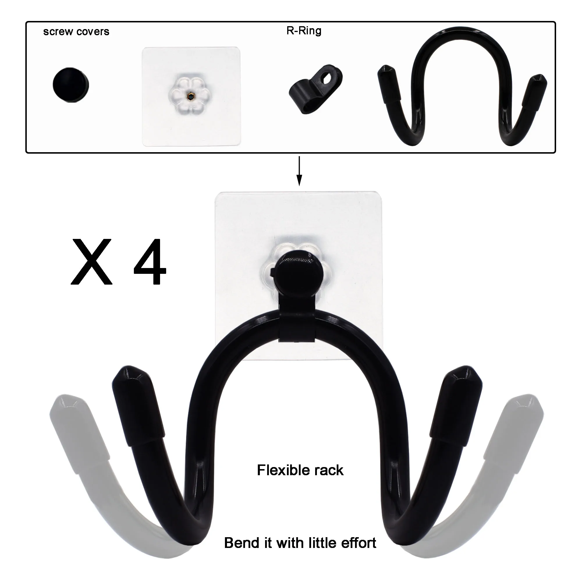 Самоклеющийся игровой контроллер настенное крепление Органайзер Вешалка