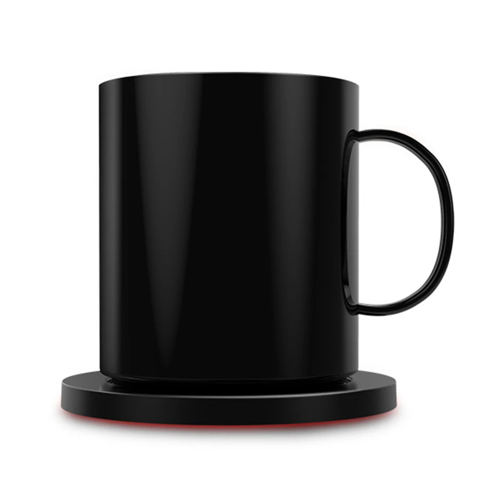 

Smart Wireless Heating Cup Heater Warmer Mat Drinking Water Milk Coffee Mug Set Coffee mug wireless mug heating mat in one set.