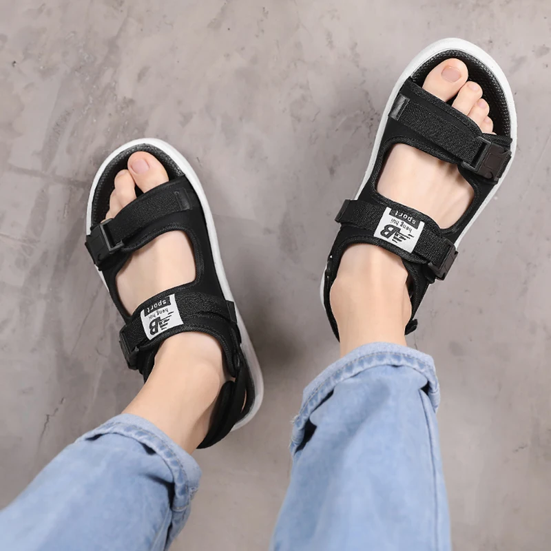

Couple Sandals Summer Beach Slippers Flat Sandals Men and Women Shoes Casual Women Outdoor Breathable Comfort Plus Size 36-48