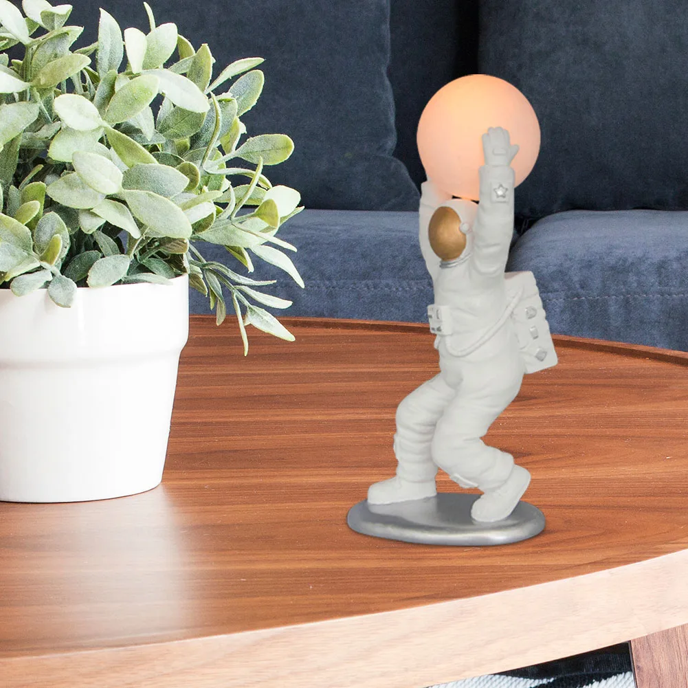 

LED Night Light Nursery Moon Lamps Astronaut Table Decorative Lights Baby Kids Toys Birthday Gift Drop Shipping