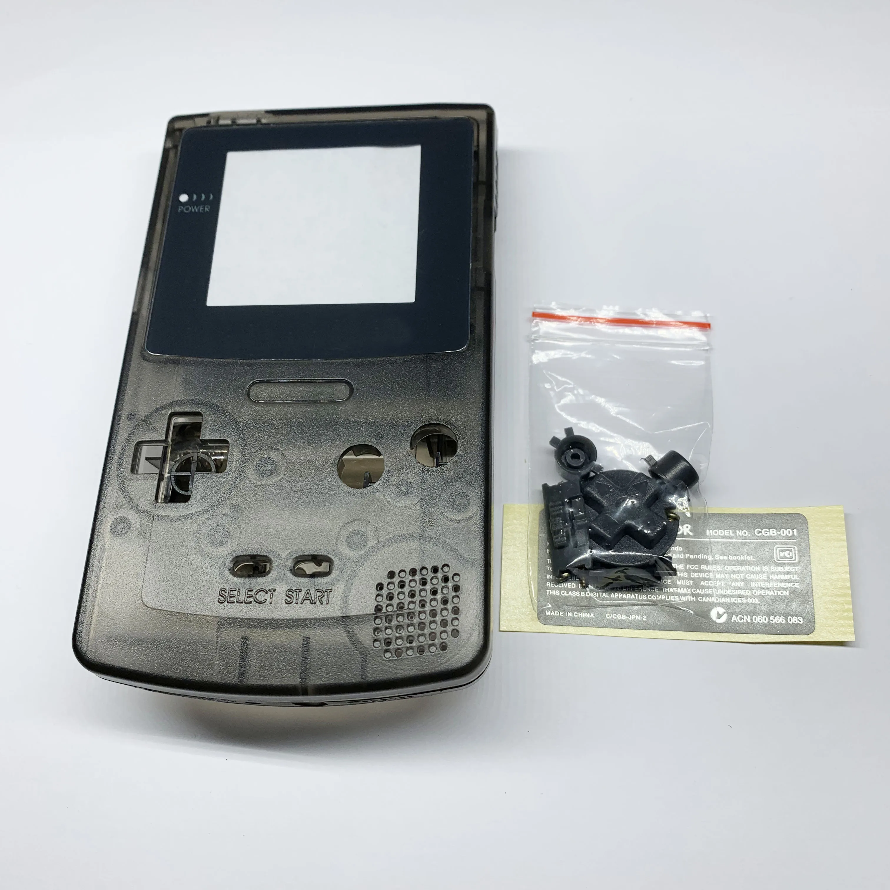 Новинка прозрачный черный корпус для Nintendo Game boy 1 комплект | Электроника