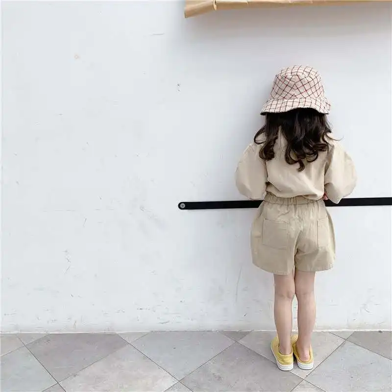 Детская одежда Новинка лета 2020 корейское летнее платье для девочек футболка с