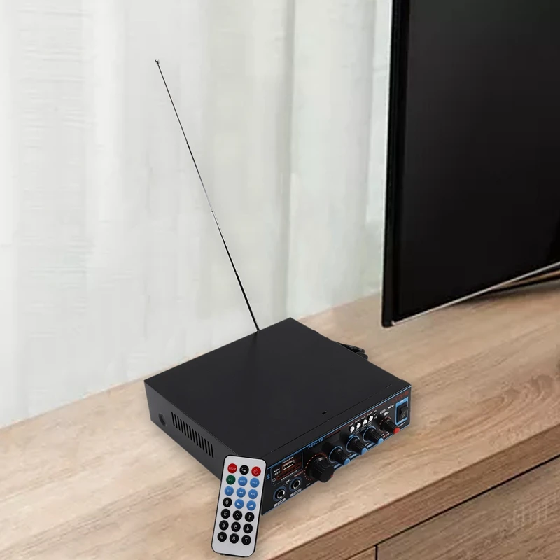 800W o Мощность усилитель с вилкой формата US 12/220V 2 канала мини Hi-Fi Беспроводной Bluetooth