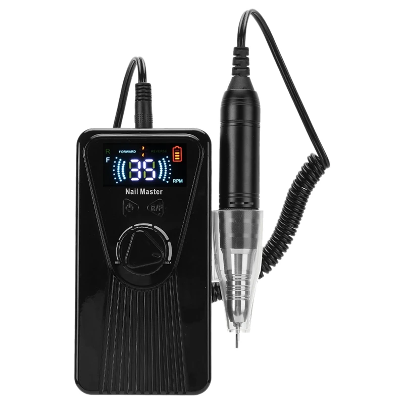 

JMD-209 Rechargeable Nail Polisher Electric Nail Polisher Portable Adjustable Pen Type Polisher EU Plug