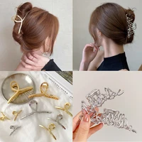 fashion hair claws for women hairpins girls geometric hair crab barrettes hair accessories vintage headwear hair clips jewelry