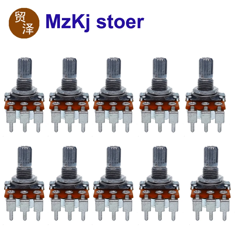 10 шт. B10K Новый оригинальный тайваньский WH148 RV16 10K B103 ALPHA для HiFi усилителя звука