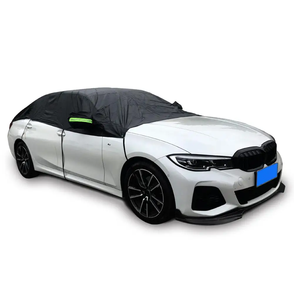 

Car Windshield Snow Cover Windshield Ice Snow Cover Protector For Frozen And Snowy Days Waterproof & Windproof Half Car Cover Fo