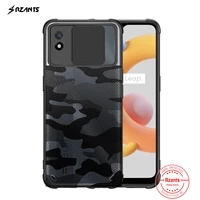 rzants for oppo realme c11 2021 realme c20 case hard camouflage lens lens protect slim crystal clear cover