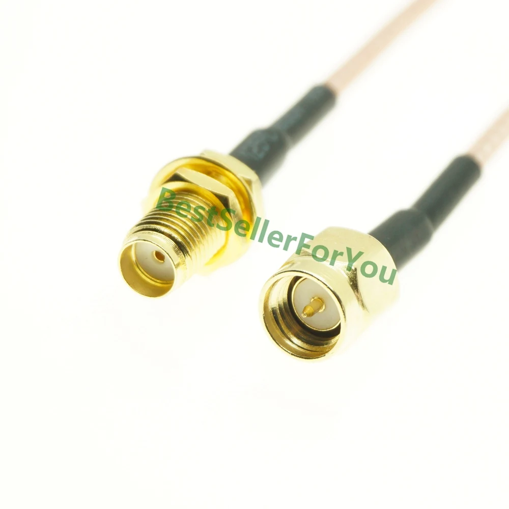 

SMA Connector Male To SMA Connector Female NUT BULKHEAD RG316 50 Ohm Coax Cable Pick Your Length High Quality
