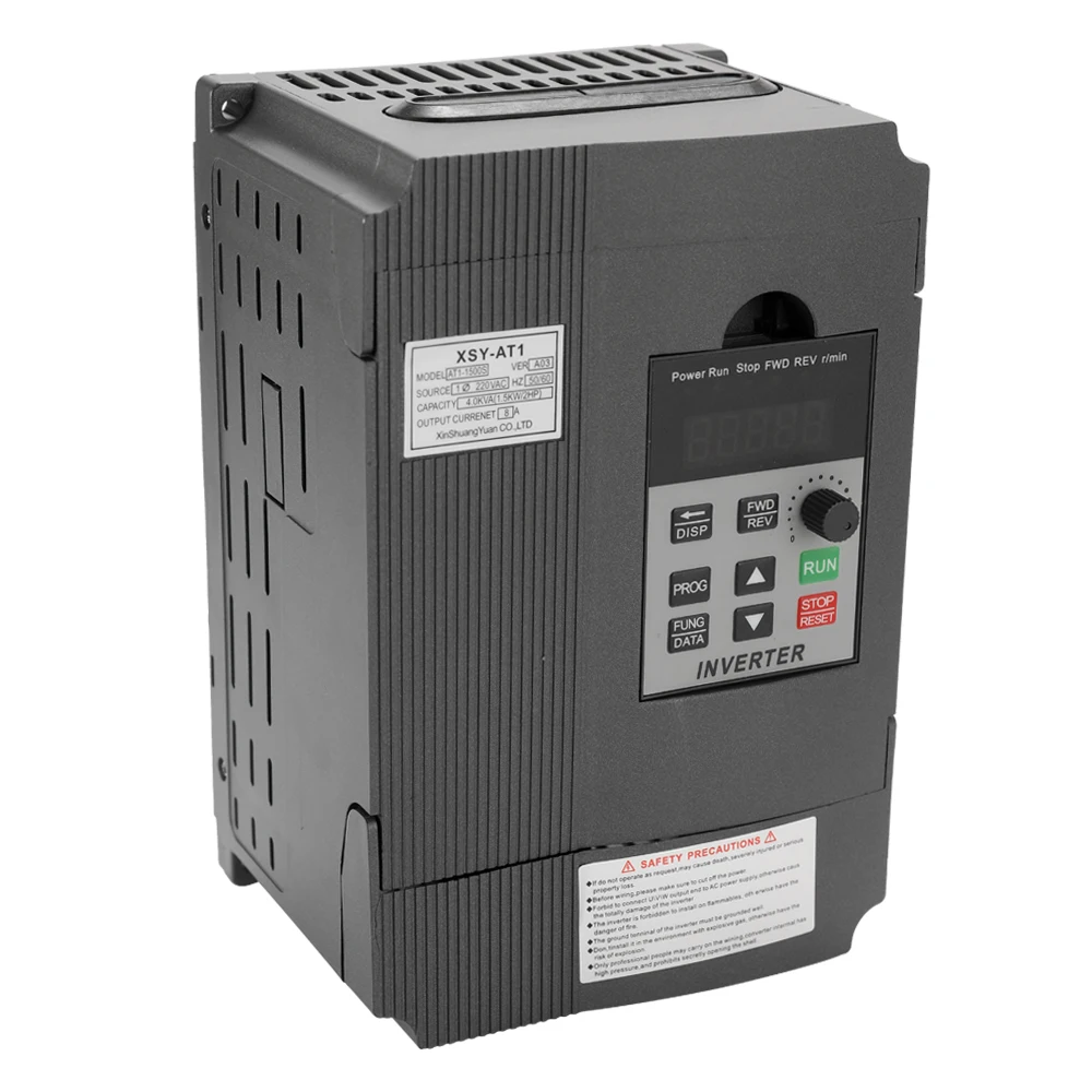 Универсальный регулятор частоты VFD 2.2KW 12A 220 V AC Мотор привод однофазный в