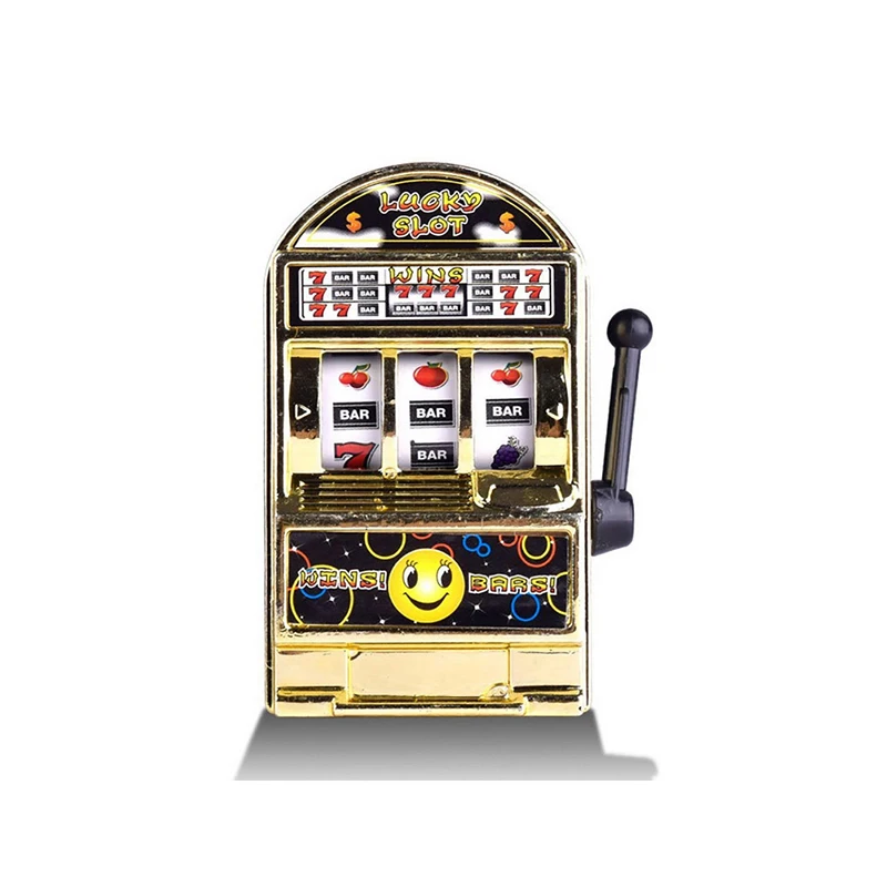 Цвет: желтый Lucky Jackpot мини игровой автомат с фруктовым слотом портативная игровая консоль забавный подарок на день рождения Детская обучающая игрушка настольная игра - Цвет: Цвет: желтый