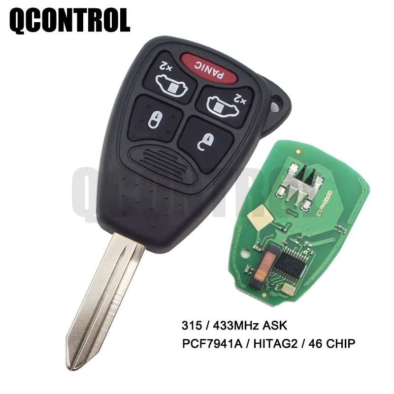 QCONTROL дистанционный ключ для DODGE Nitro Magnum Калибр зарядное устройство Мститель RAM Grand