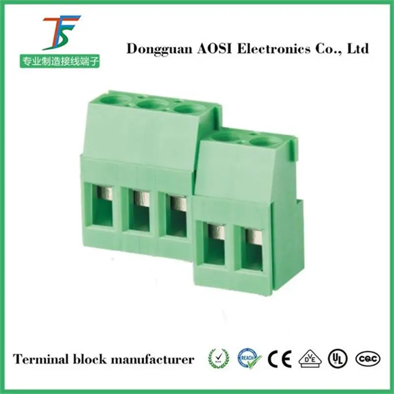 90 градусов 5.08mm2PIN PCB универсальные Винтовые клеммные блоки DG129R 5.08 KF129R|Терминалы| |