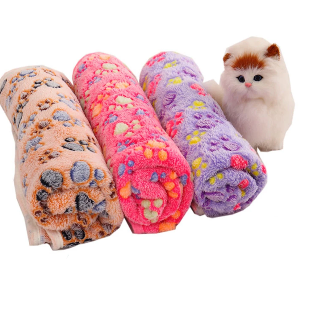 Новое поступление зимнее толстое теплое одеяло из кораллового флиса с принтом