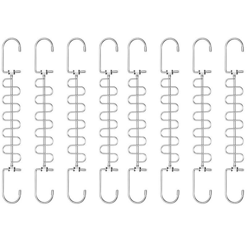 Wonder Magic вешалки металлические для экономии пространства 8 упаковок шкаф хранения